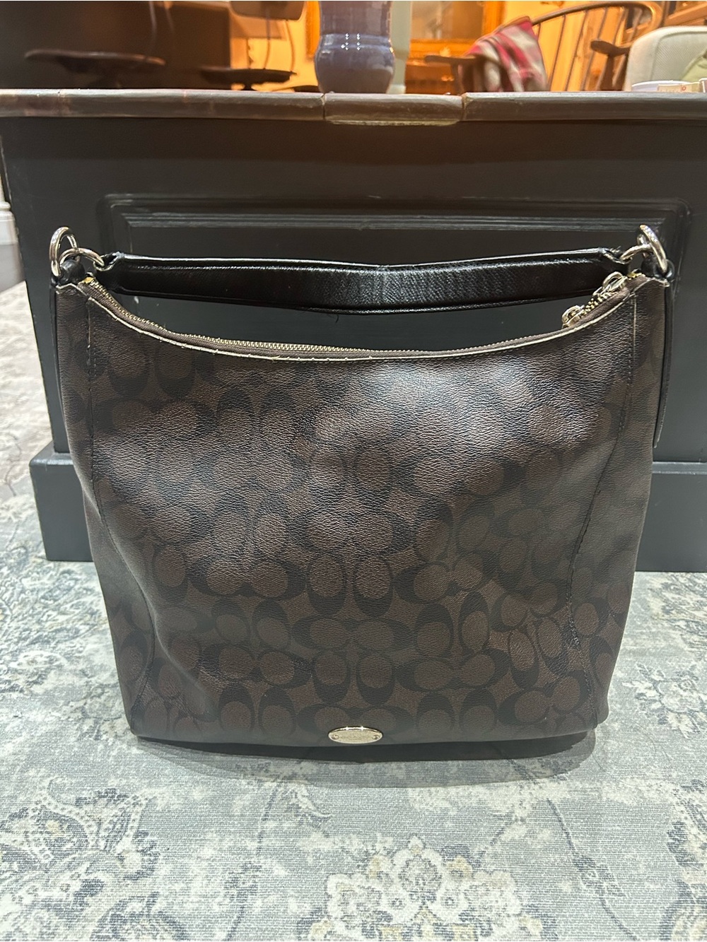 Coach Celeste Convertible Signature Hobo